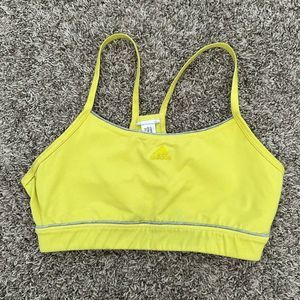adidas climalite neon sports bra size small